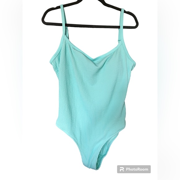 Aerie Crinkle Scoop One Piece Swimsuit, Size XL - Picture 1 of 6